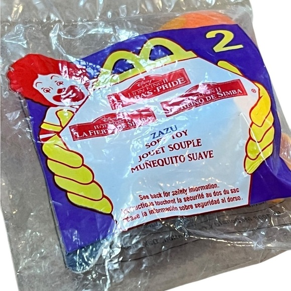 NWT Ty Teenie Beanie Babies McDonalds Lion King Plush Zazu Mint - Picture 2 of 5